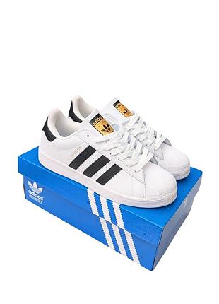 Чоловічі кросівки adidas superstar білі🔥