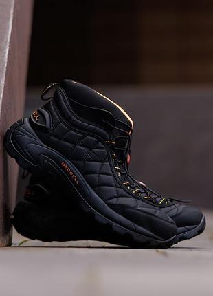 Зимові merrell ice cap moc ii black orange до - 30