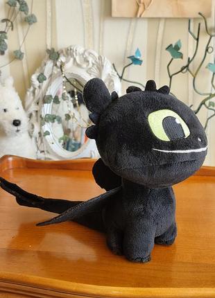 Оригинальный беззубец dreamworks / мягкая игрушка дракон как приручить дракона toothless