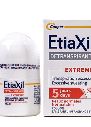 Антиперспірант кульковий етіаксіл нормал (etiaxil normal) для нормальної шкіри, 15 мл