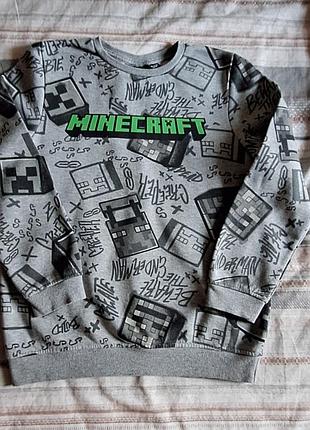Утепленный свитшот minecraft