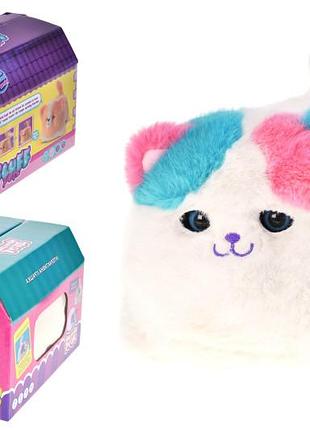 Інтерактивний пухнастий котик fluff pets мявкає, мурчить і реагує на дотики bl-335/bf2505