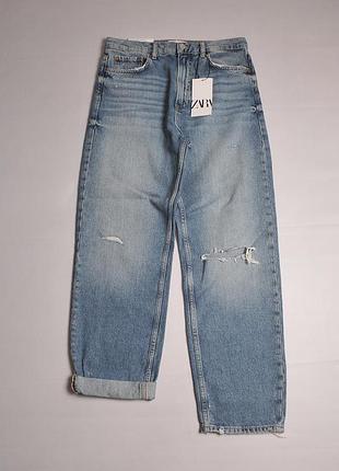 Жіночі джинси zara relaxed mom - 38