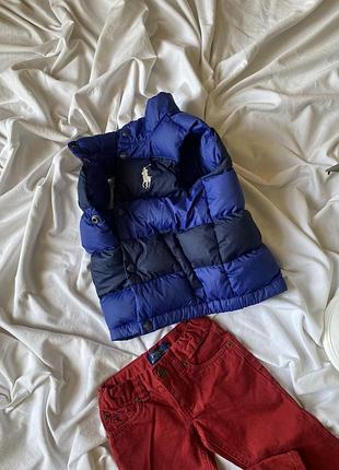 Детский пузовый жилет от polo ralph lauren 2 года 92-98см.
