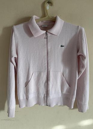 Кофта на молнии lacoste винтаж женская