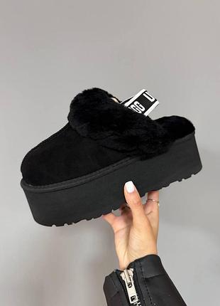 Женские черные слипперс ugg funkette slipper platform black х функет 36