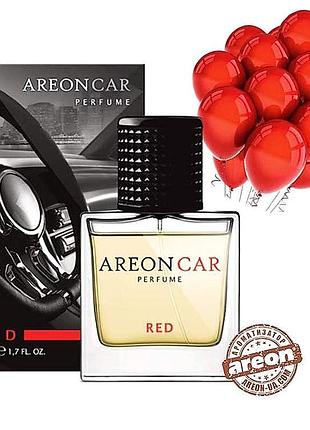 Освіжувач спрей 50ml areon perfume red червоний скло