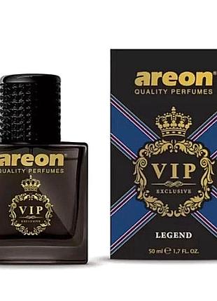 Освіжувач спрей 50ml areon perfume vip legend легенда скло black 6шт уп