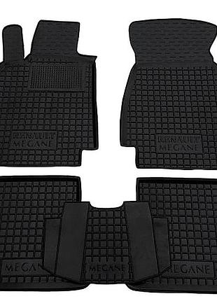 Килимки салона renault megane 2 2003-2009 avtogum 11278