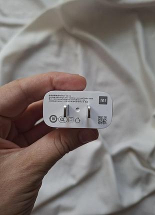 Зарядное устройство xiaomi с американской вилкой