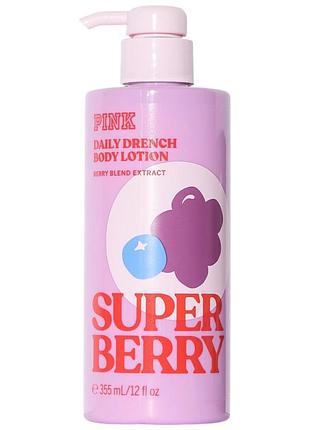 Укрепляющий лосьон pink victoria's secret super berry boosting lotion 355 мл