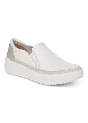 Жіночі шкіряні сліпони на платформі моделі vionic kearny platform slip-on sneaker.розмір:36;39;42;43