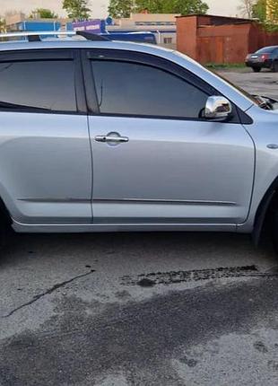 Накладки на арки (4шт, чорні, abs-пластик) для toyota rav 4 2006-2013 рр