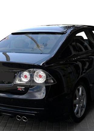 Спойлер на скло (під фарбування) для honda civic sedan viii 2006-2011 рр