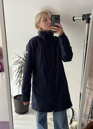 Подовжена куртка парка плащ helly hansen w aden insulated coat (розмір l, оригінал)