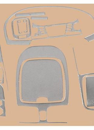 Накладки на панель 00-03 (алюминий) для nissan almera n16 2000-2006 гг