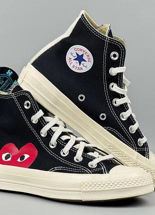 Comme des garcons play x converse chuck 70 taylor all star  кеди кросівки кеды кроссовки обувь взуття черевики cdg класичні конверс конвера кдг 564