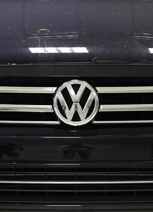 Накладки на решітку (omsa, 4 шт, нерж) для volkswagen t5 2010-2015 рр