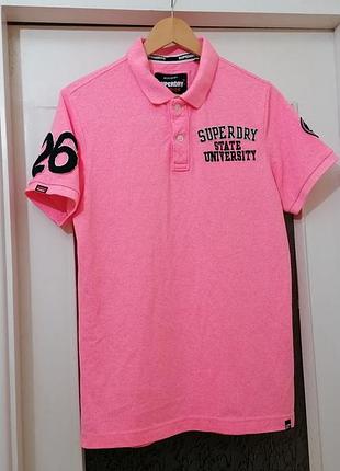 Поло superdry classic superstate pique polo shirt сток, нова