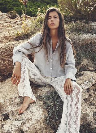 Сорочка лляна zara s