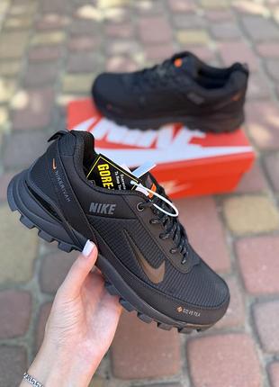 Термо кросівки чоловічі nike zoom structure 7x gore-tex чорні