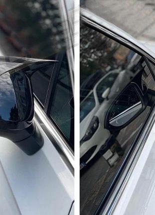 Накладки на зеркала bmw-style (2 шт) для opel astra k 2016-2021 гг