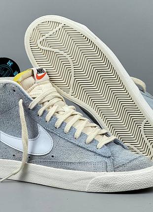 Nike blazer mid 77 кеды кеди кроссовки кросівки обувь взуття шкіра черевики демисезон ботинки кожа классика блейзер найк sb скейт шузи