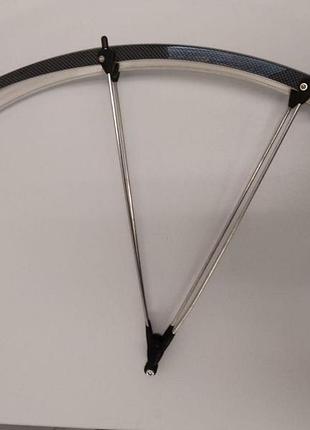 Переднє велосипедне крило sks bluemels 28" (карбоновий принт, з вусами) болотник