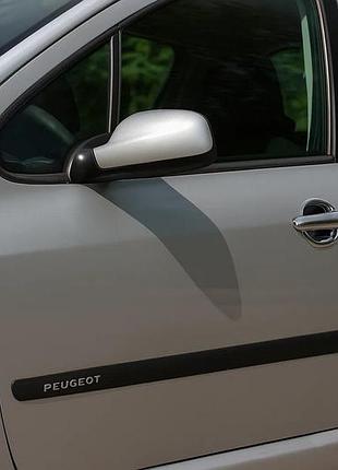 Накладки під ручки (4 шт, пласт) для peugeot 307 2001-2008 рр