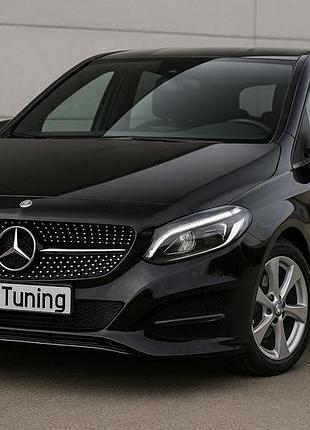 Передня решітка diamond black (2015-2018) для mercedes b-class w246 рр