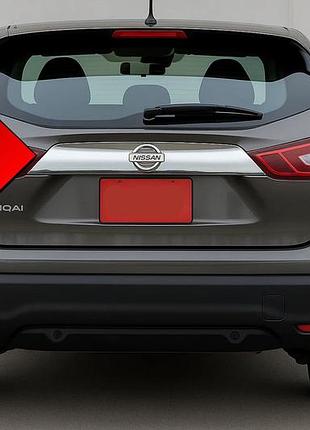 Накладка на крышку багажника над номером libao (пластик) для nissan qashqai 2014-2021 гг
