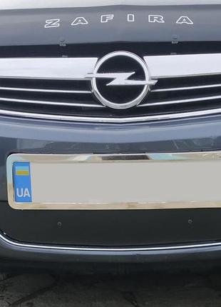 Зимова накладка на решітку (2008-2011) матова для opel zafira b рр