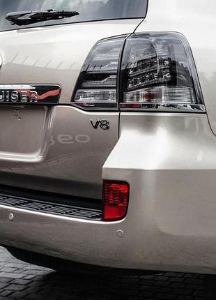 Задние фонари 2007-2015 (blackedition) для toyota land cruiser 200