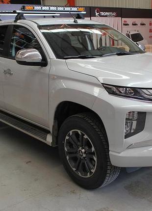 Поперечины на гладкую крышу (2 шт, asaf v4) для mitsubishi l200 2015-2024 гг