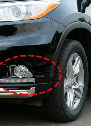 Накладки на противотуманные фары libao (2013-2016 abs) для toyota highlander