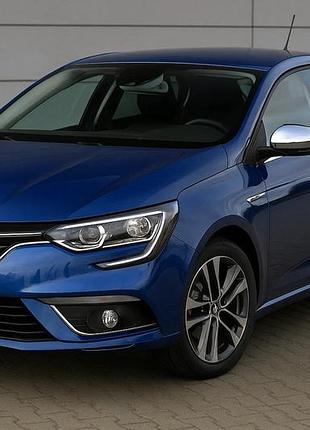 Накладки на зеркала (2 шт, нержавейка) для renault megane iv 2016-2025 гг