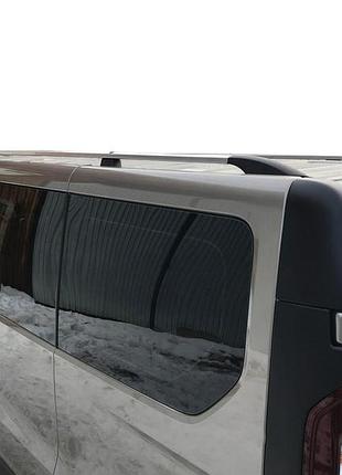 Рейлінги хром коротка, пластикові ніжки для opel vivaro 2015-2019 рр
