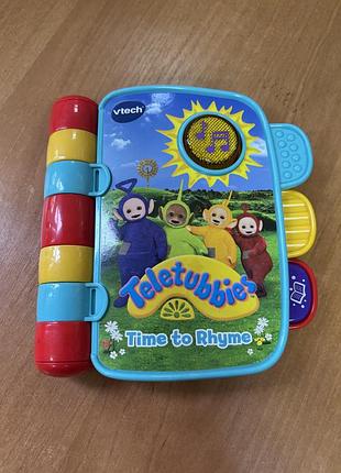 Музична електронна книга vtech teletubbies time to rhyme