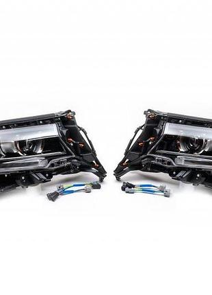 Передние фары led (2017-2026, комплект 2 шт) для toyota land cruiser prado 150
