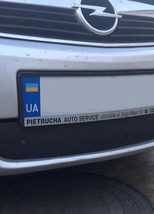 Зимова накладка на решітку (2005-2008) матова для opel zafira b рр