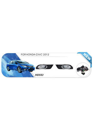 Противотуманки 2011-2013 (галогенні) для honda civic sedan ix рр