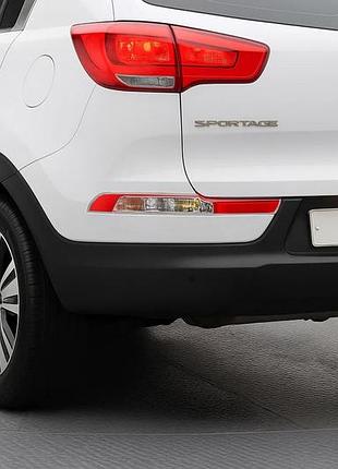 Накладки на задні протитуманки для моделі r (азіатського ринку) для kia sportage 2010-2015 рр