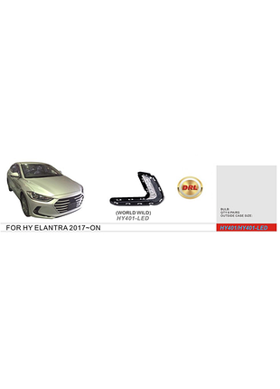 Противотуманные фары (галогенные) для hyundai elantra (ad) 2015-2020 гг