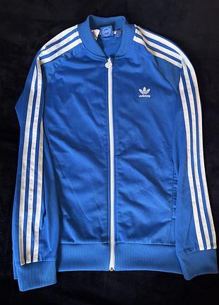 Синя вітровка adidas