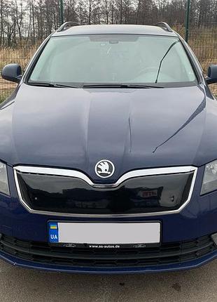 Зимова накладка на решітку (верхня, 2013-2015) матова для skoda superb рр
