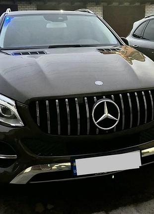 Тюнинг решетка радиатора gt panamericana (для gle) для mercedes gle/ml class w166 2011-2018 гг