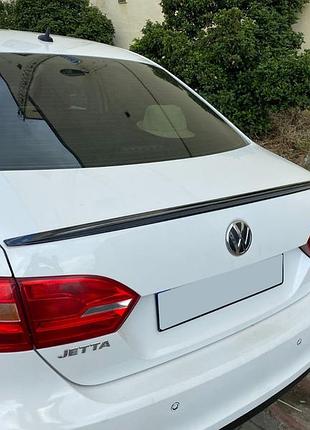 Спойлер lip (sunplex, черный) (115,8см x 6,3см) для volkswagen jetta 2011-2018 гг
