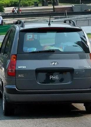 Спойлер meliset (под покраску) для hyundai matrix 2001-2010 гг