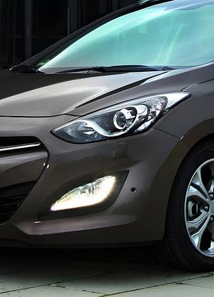 Накладка на решетку style нержавейка для hyundai i-30 2012-2017 гг