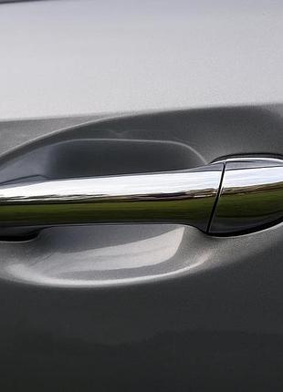 Хромированные накладки на ручки дверей (4 шт, нержавейка) для mercedes ml w164 2005-2011 гг